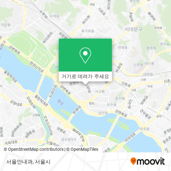 서울안내과 지도