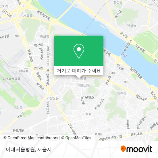 이대서울병원 지도