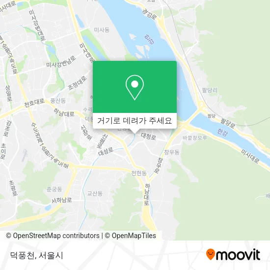 덕풍천 지도