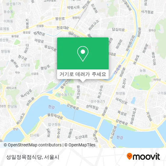 성일정육점식당 지도