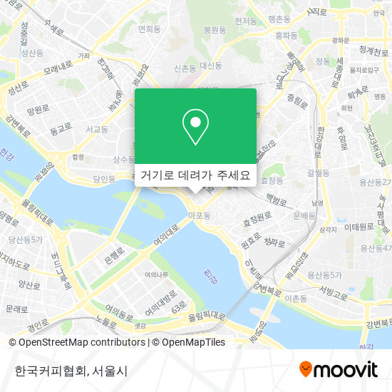 한국커피협회 지도