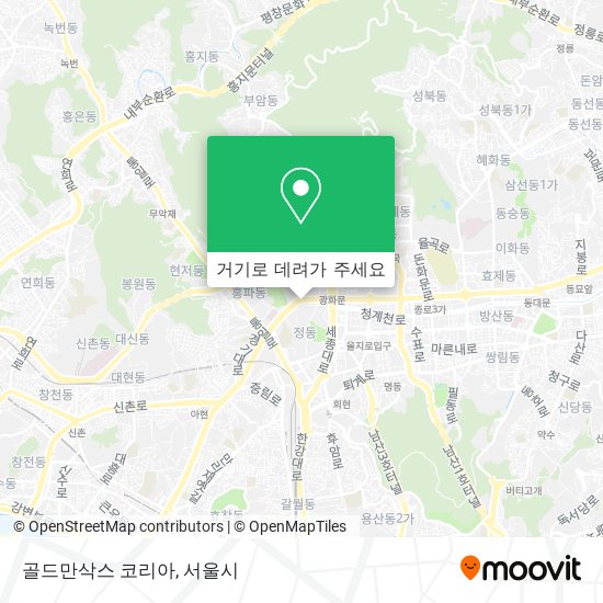 골드만삭스 코리아 지도