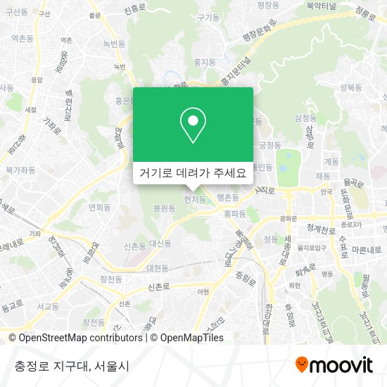 충정로 지구대 지도