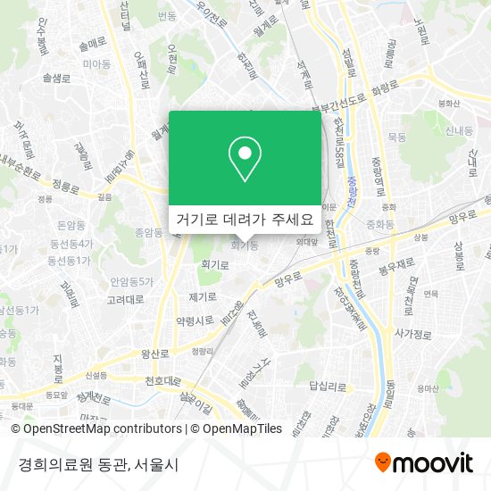 경희의료원 동관 지도