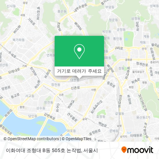 이화여대 조형대 B동 505호 논작법 지도