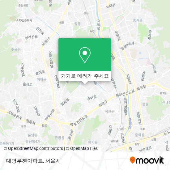 대명루첸아파트 지도