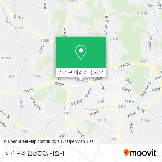 에스트라 안성공장 지도