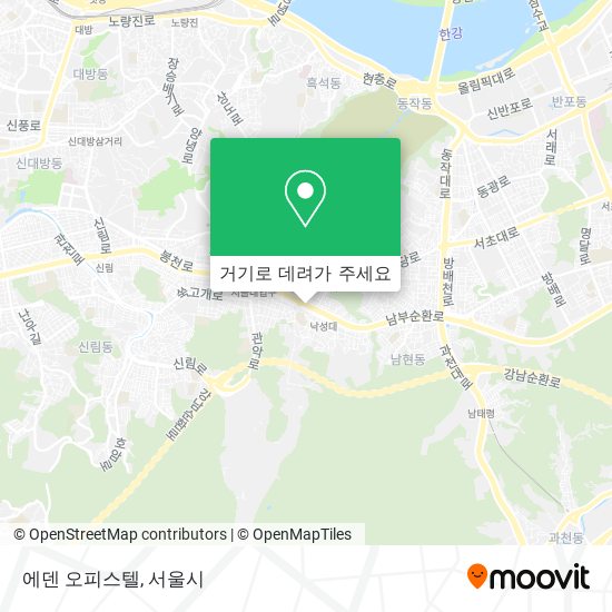 에덴 오피스텔 지도