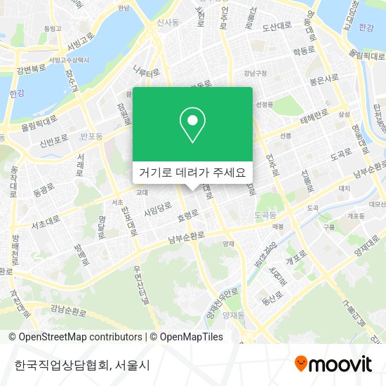 한국직업상담협회 지도