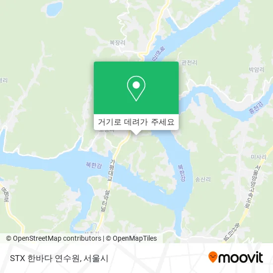 STX 한바다 연수원 지도