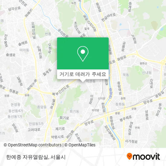한예종 자유열람실 지도