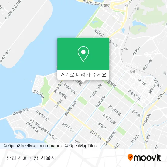 삼립 시화공장 지도