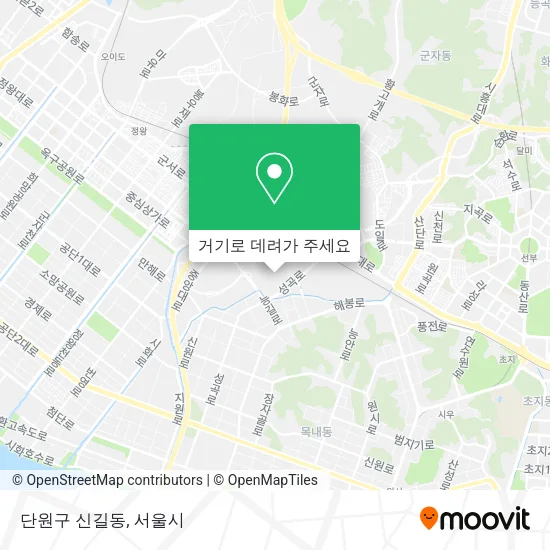 단원구 신길동 지도