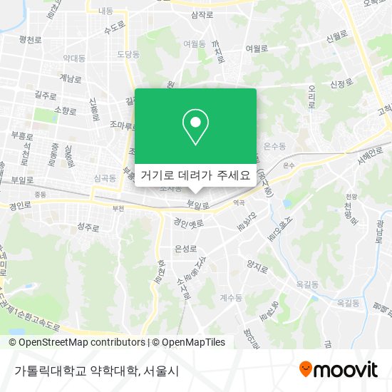 가톨릭대학교 약학대학 지도