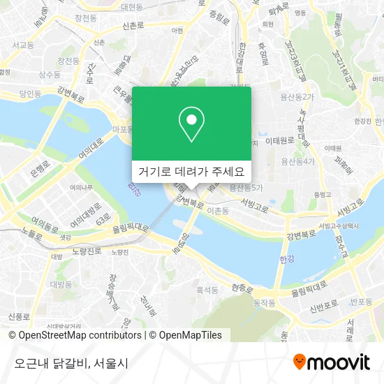 오근내 닭갈비 지도