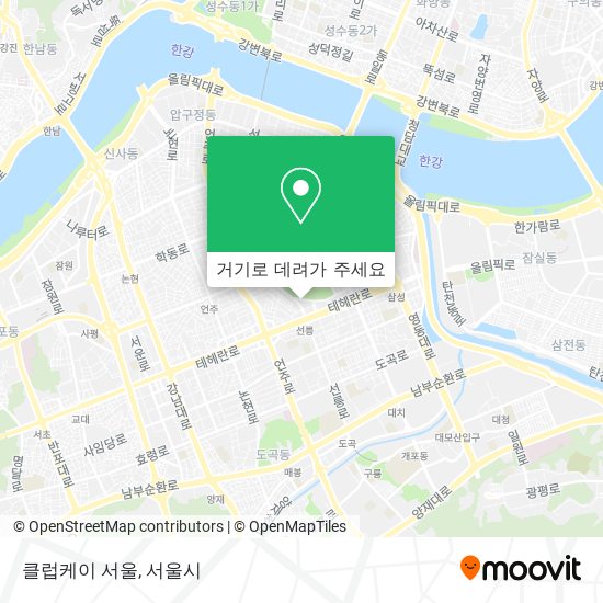 클럽케이 서울 지도