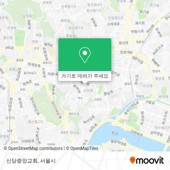 신당중앙교회 지도