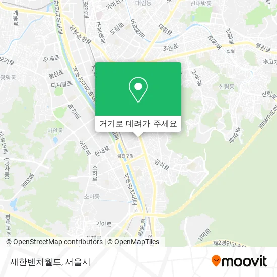 새한벤처월드 지도