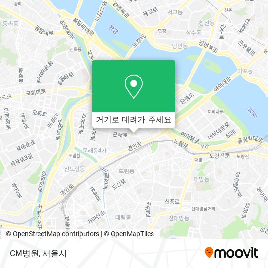 CM병원 지도