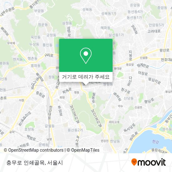 충무로 인쇄골목 지도