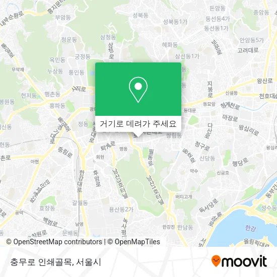 충무로 인쇄골목 지도