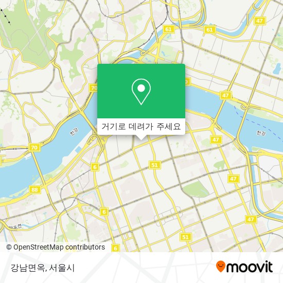 강남면옥 지도