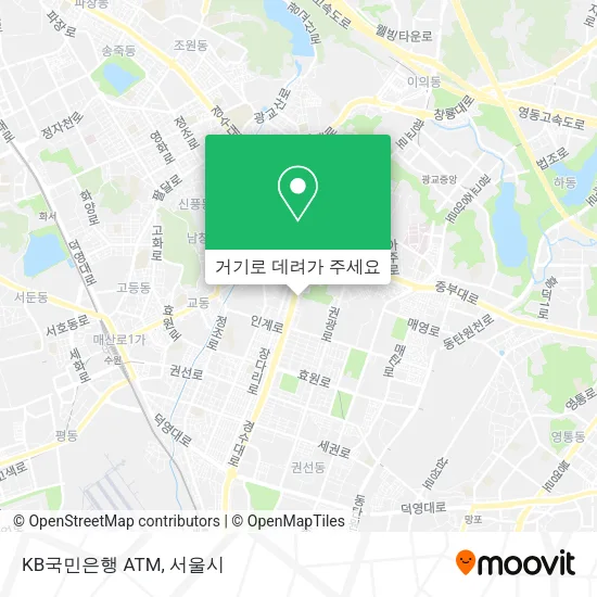 KB국민은행 ATM 지도
