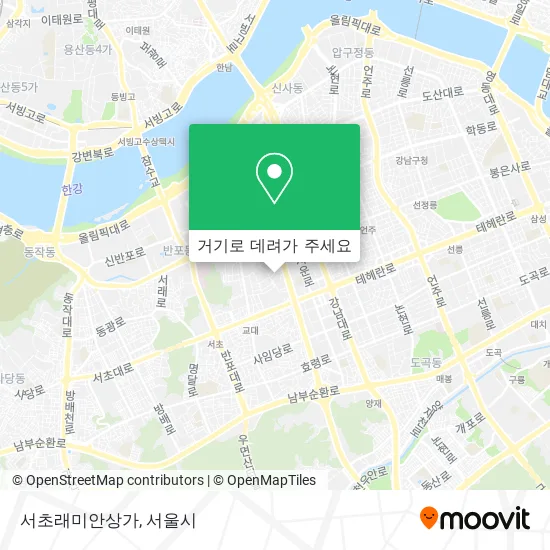 서초래미안상가 지도