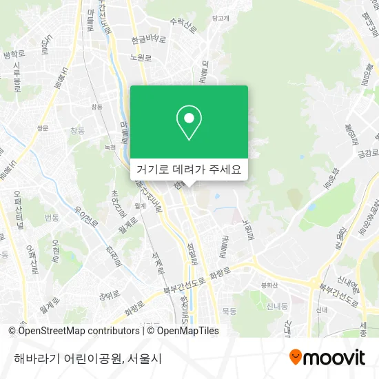 해바라기 어린이공원 지도