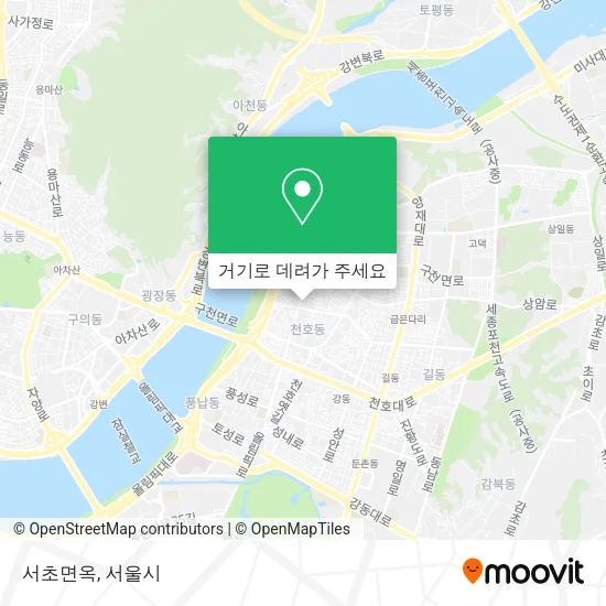 서초면옥 지도