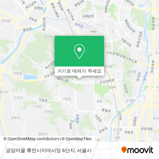 금암마을 휴먼시아데시앙 6단지 지도