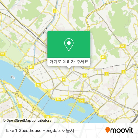 Take 1 Guesthouse Hongdae 지도