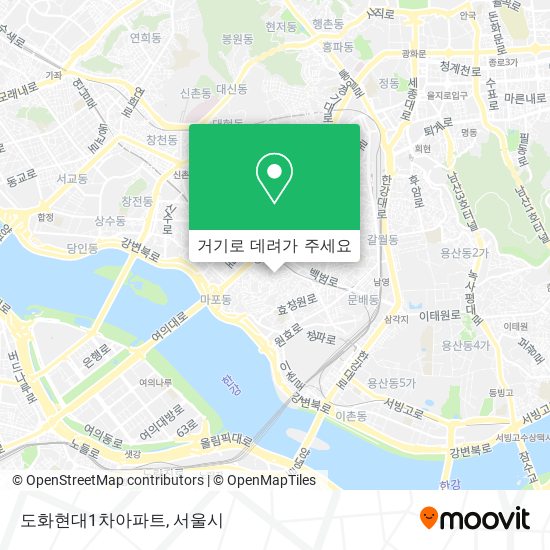 도화현대1차아파트 지도