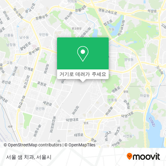 서울 샘 치과 지도