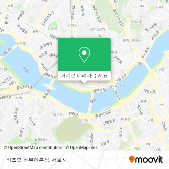 히즈모 동부이촌점 지도