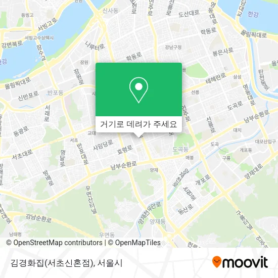 김경화집(서초신혼점) 지도