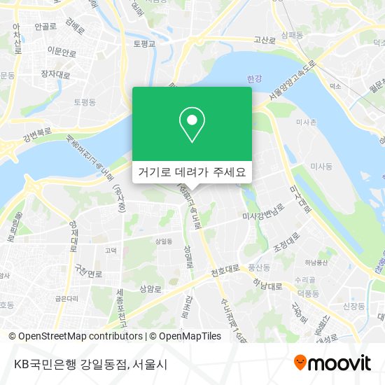 KB국민은행 강일동점 지도