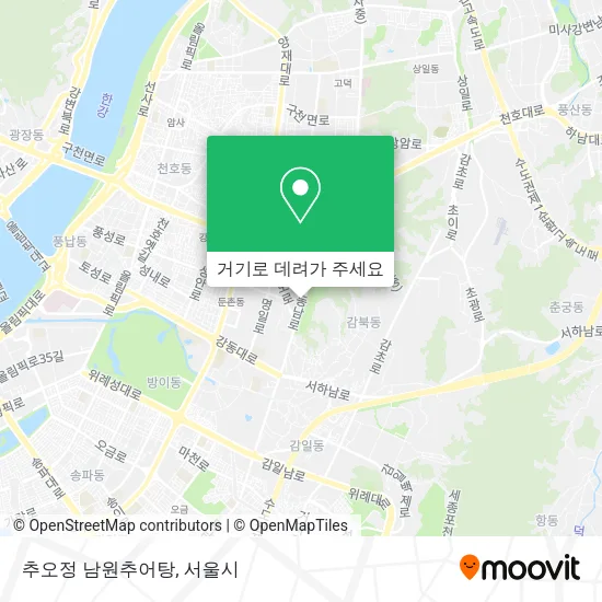 추오정 남원추어탕 지도