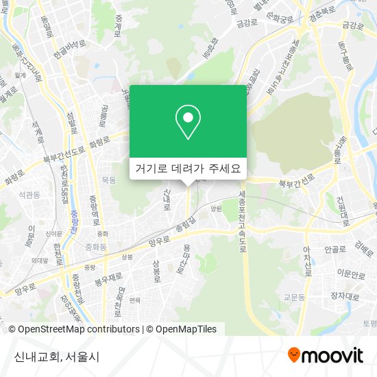 신내교회 지도