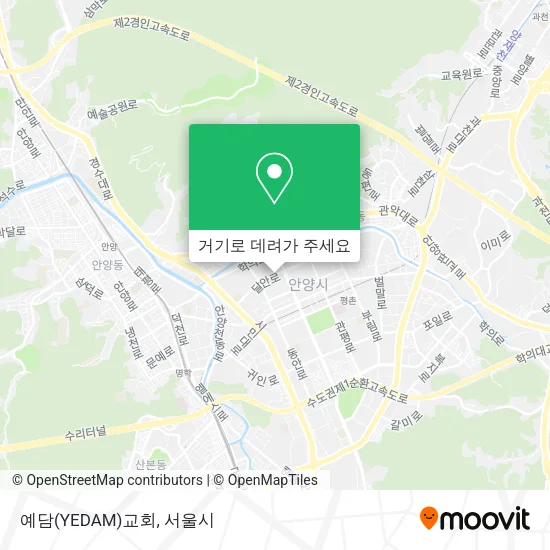 예담(YEDAM)교회 지도