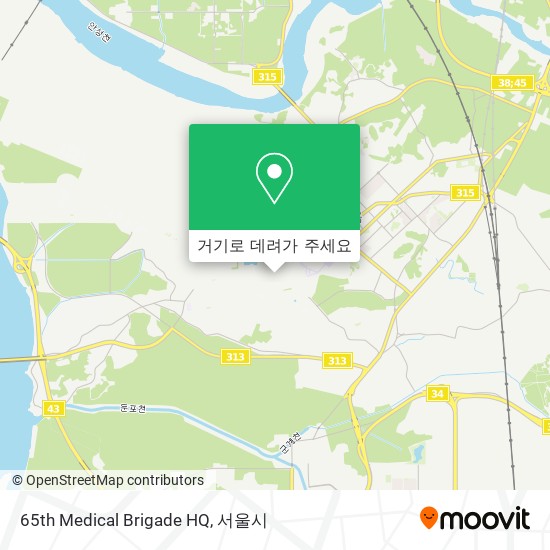 65th Medical Brigade HQ 지도