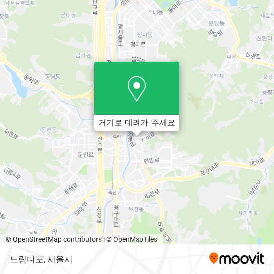 드림디포 지도