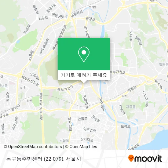 동구동주민센터 (22-079) 지도