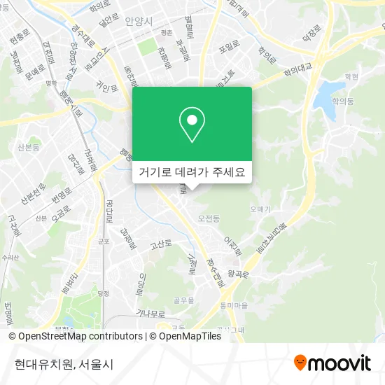 현대유치원 지도