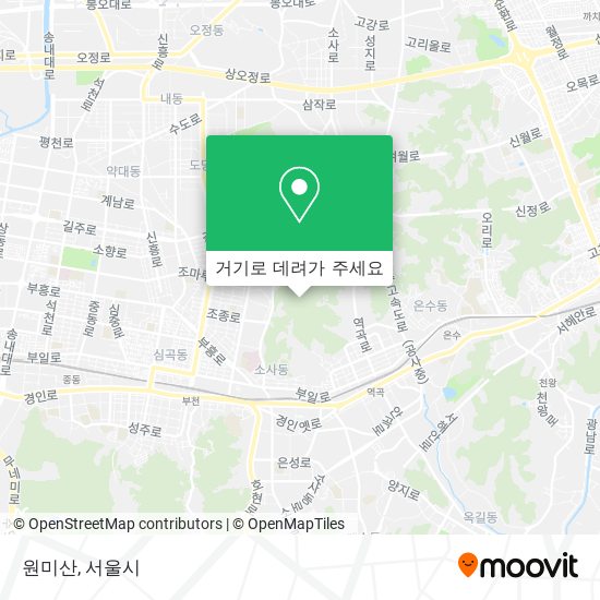 원미산 지도