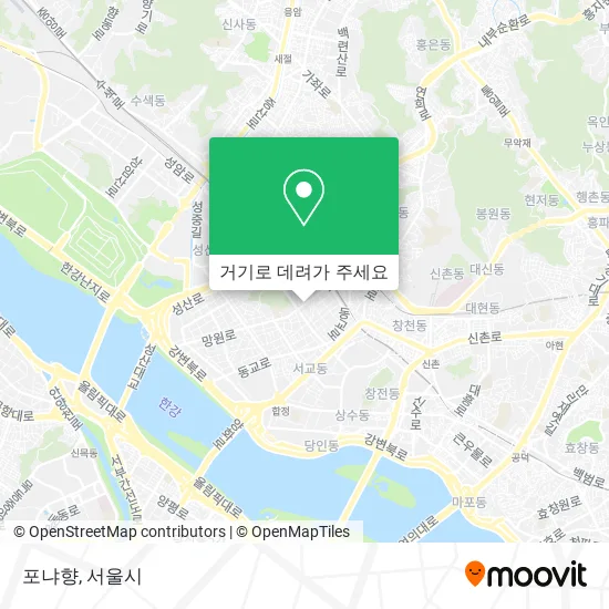 포냐향 지도