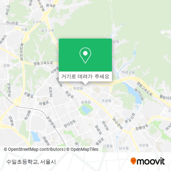 수일초등학교 지도