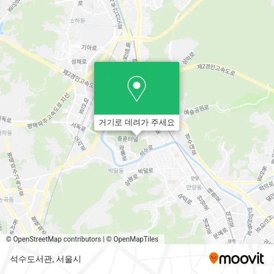 석수도서관 지도