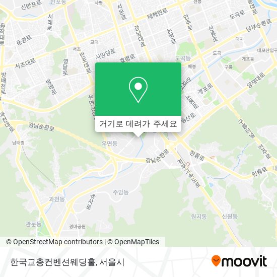 한국교총컨벤션웨딩홀 지도