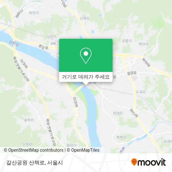 갈산공원 산책로 지도